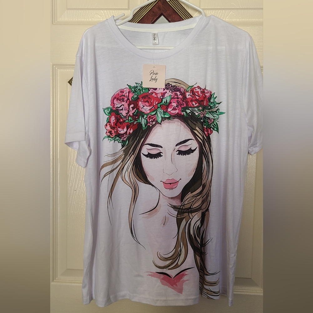 Pixie Lady Tshirt In Sz 2xl